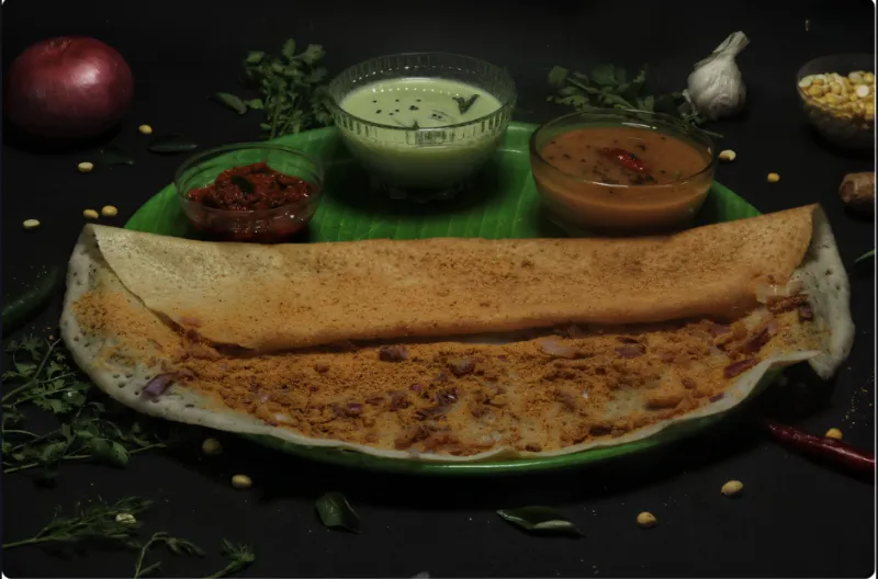 Onion Podi Dosa