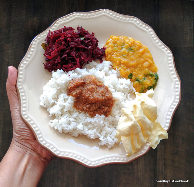 BEETROOT RICE PUTTU