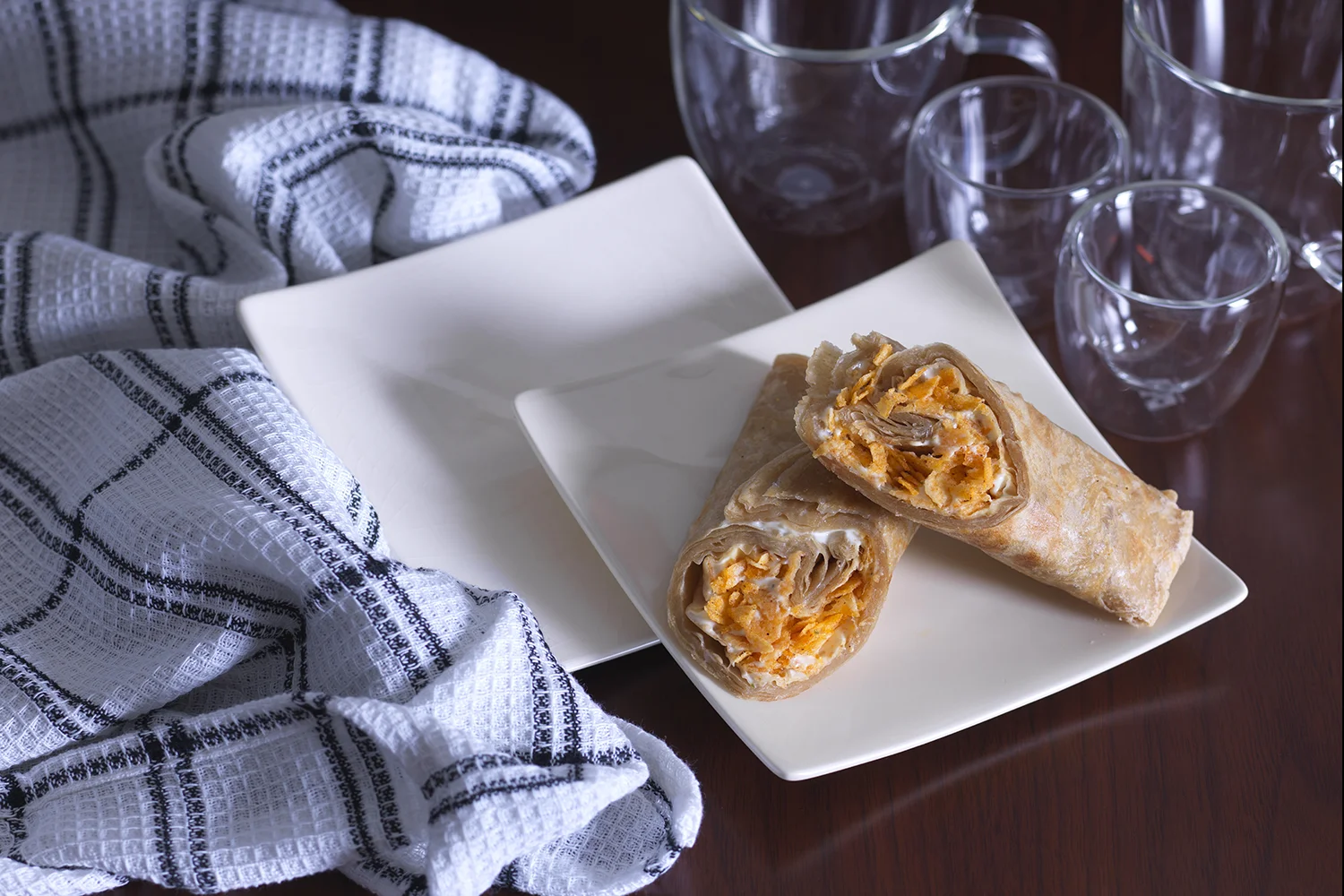 Chips Paratha Roll