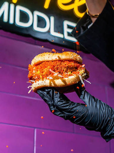 Fillet Cheetos Burger