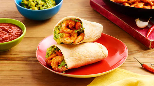 Jumbo Prawns Wrap