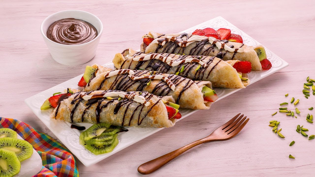 Nutella Paratha Roll