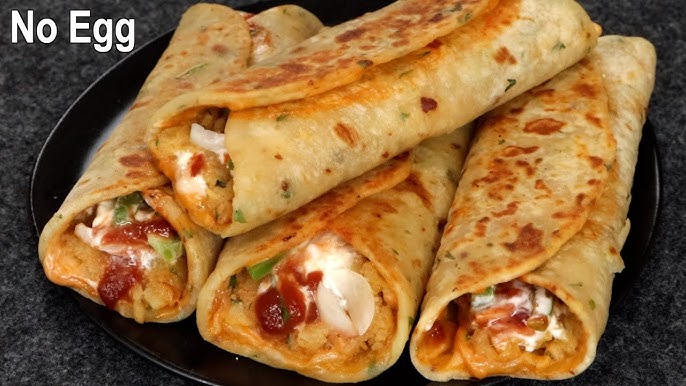 Potato Paratha Roll