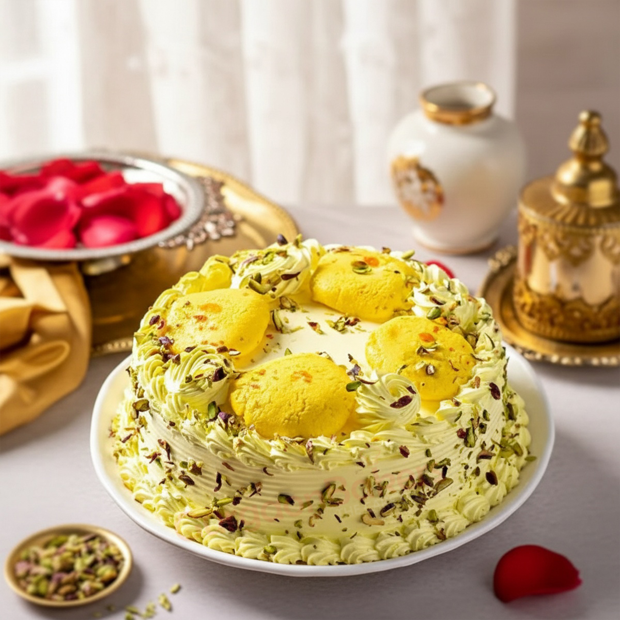 Desi rasmalai cake