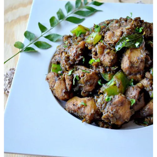 Chicken pepper dry