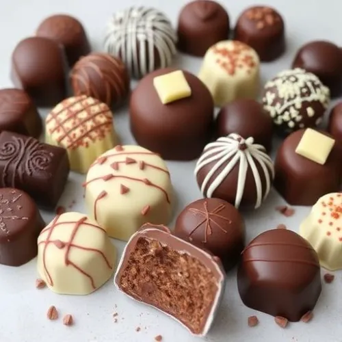 Home made chocolates