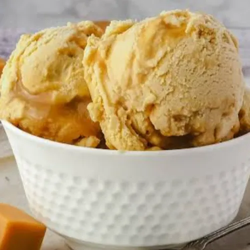 BUTTERSCOTCH ICE CREAM SCOPS