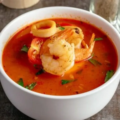Chilli garlic prawns