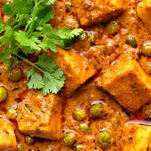 Matar paneer masala 