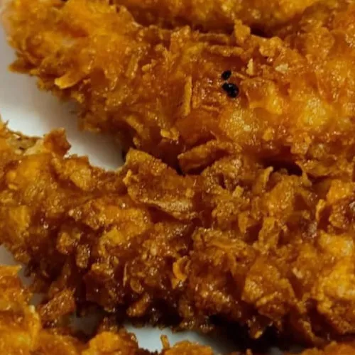 Tempura prawns
