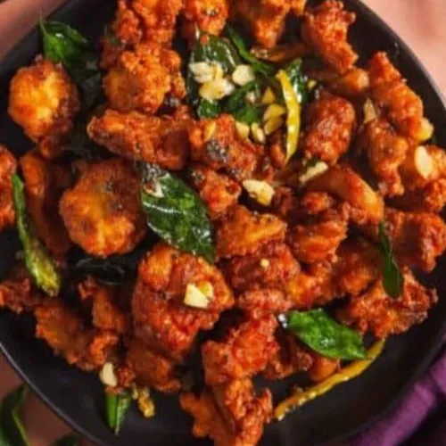 Andhra Chicken 65 Semi Dry