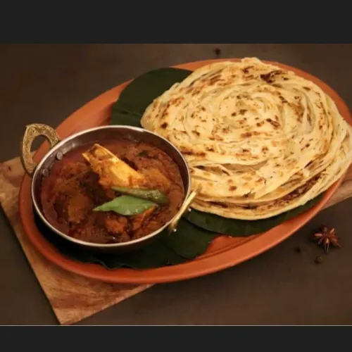 Mixing Parotta (Mutton)