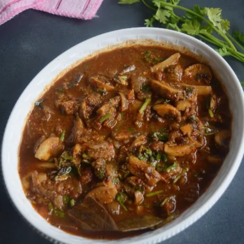 Mushroom Chettinad