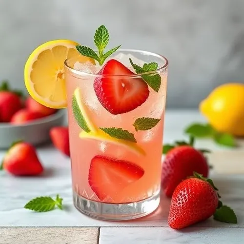 Strawberry Lemon Mint