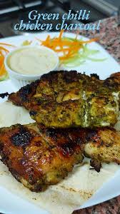 GREEN CHILLI CHICKEN CHARCOAL