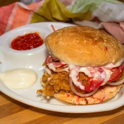 Chicken Pizza Burger