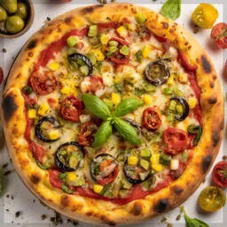 Pesto Eggplant Pizza