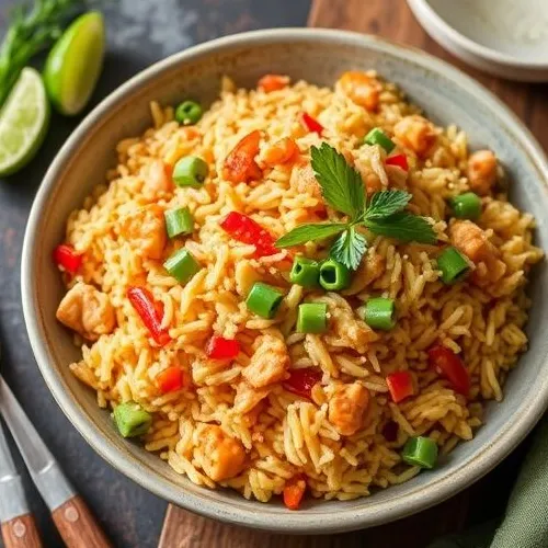 Chicken Schezwan Fried Rice
