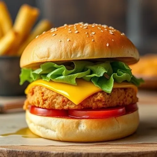 Chicken Cheese Burger