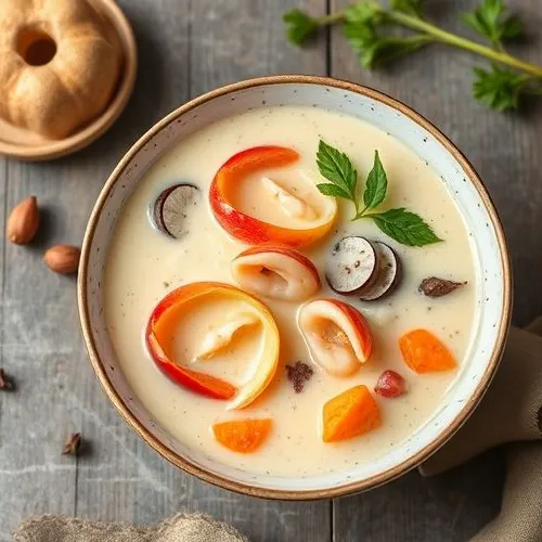 SEAFOOD SOUP WITH CREAM