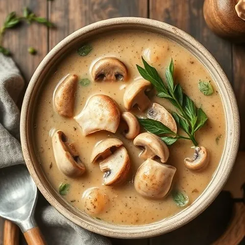 Chicken Creamy Mushroom Soup
