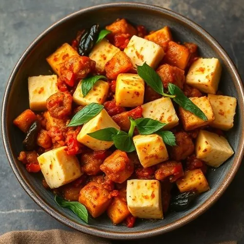 Chilly Paneer Dry