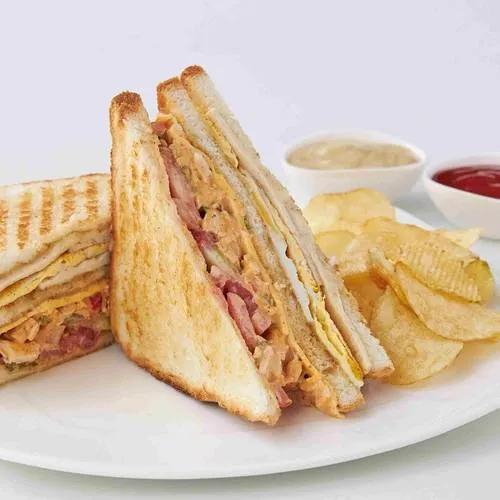 Veg : Club Sandwich