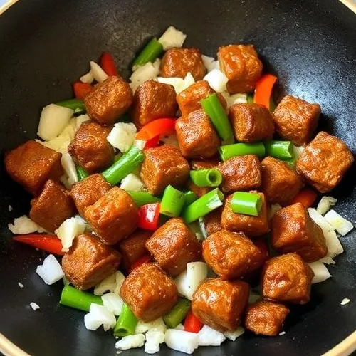 Beef Pepper Coconut Fry