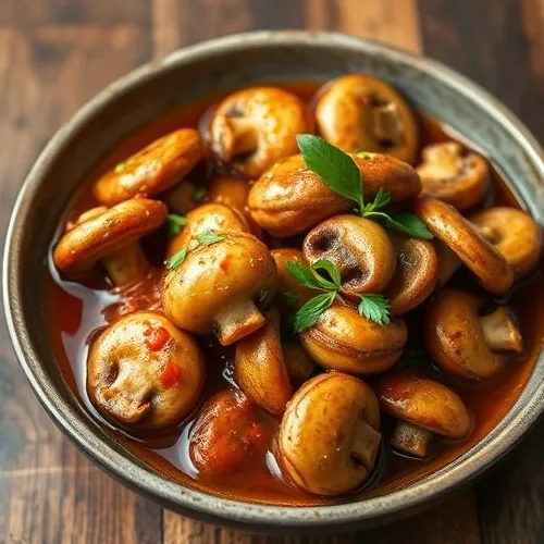 Mushroom In Hot Garlic Sauce