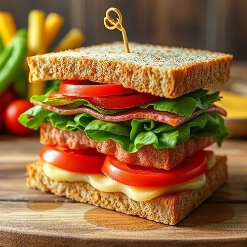 Vegetable Club Sandwhich
