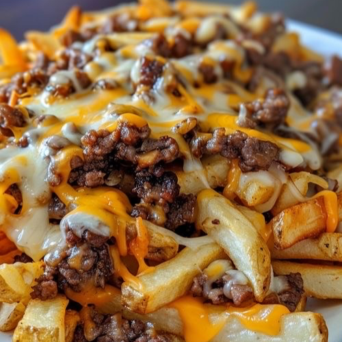 Beef loaded fries 