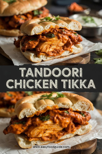 Chicken tikka sandwiches 