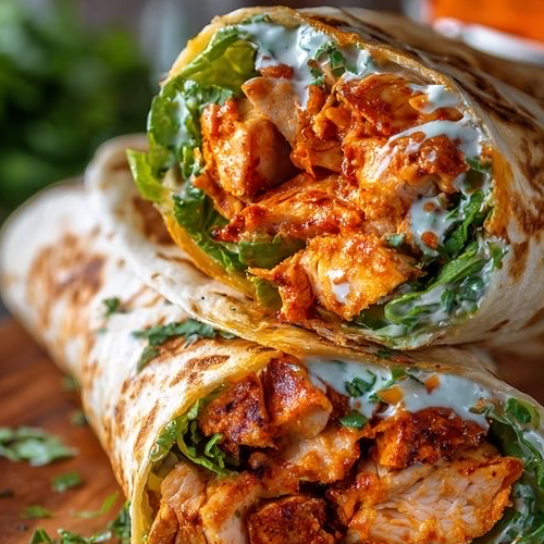 Spicy big bite wrap 