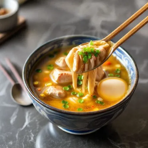 Chicken Longsum Soup