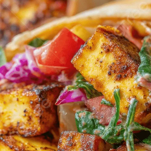 Afghani Chicken Wrap
