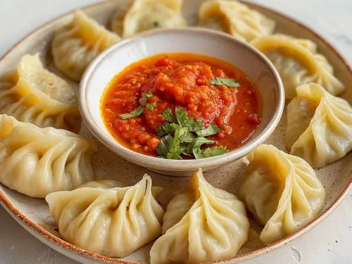 Chicken Steam Momos (6 Pcs)