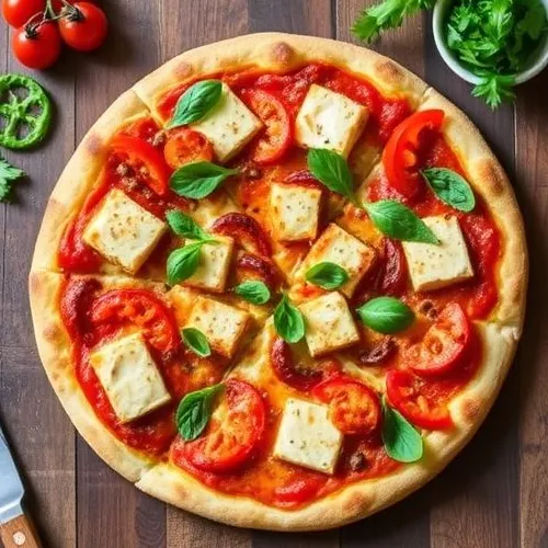 Paneer Tikka Pizza