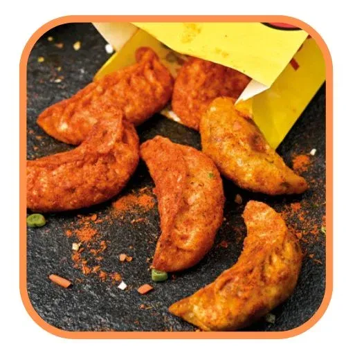 Peri Peri Steam Momos (6 Pcs)
