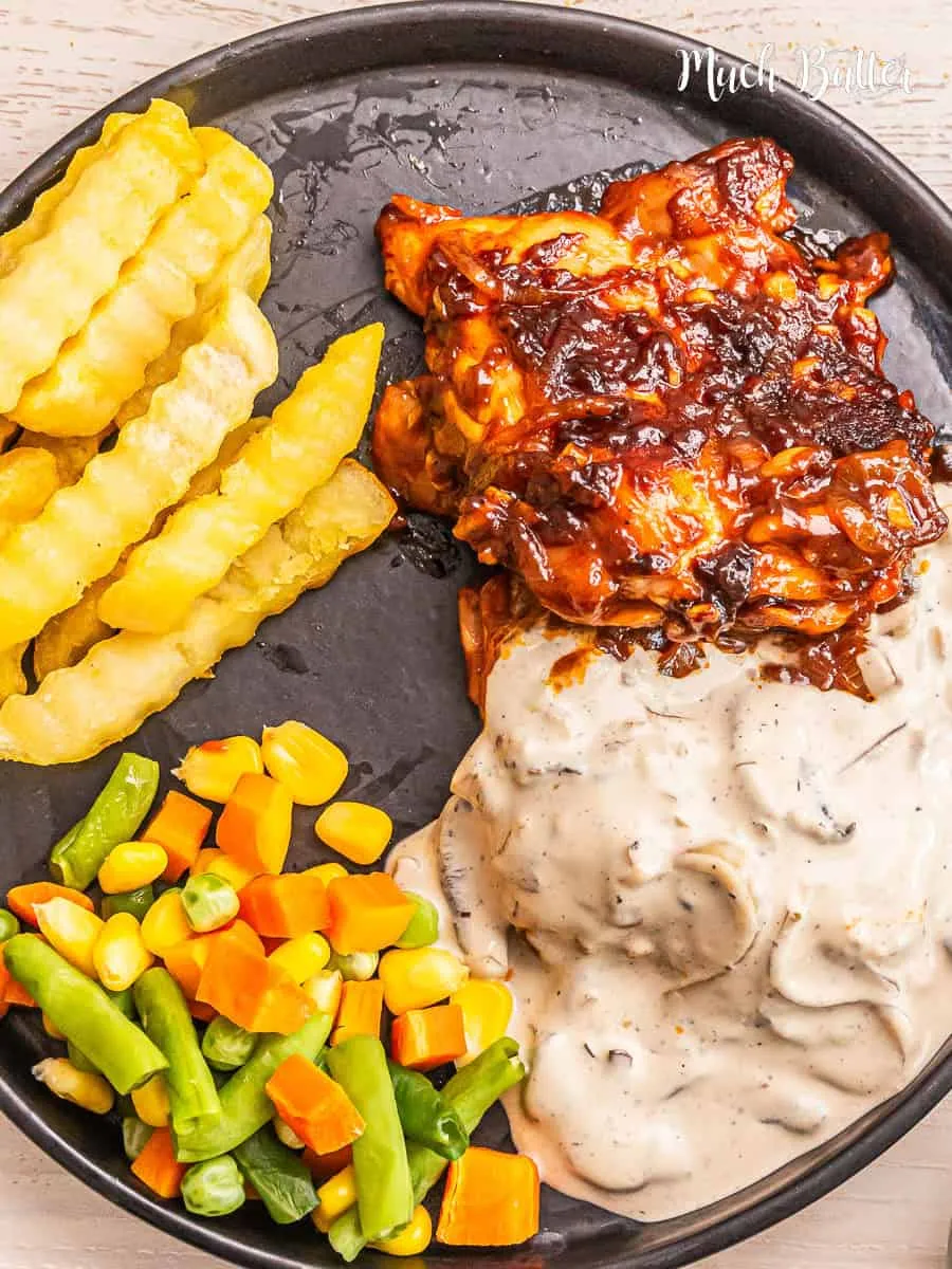 Best Chicken Steak with Pepper Mushroom Sauce in Third Floor, Lulu Shopping Mall, Kochi