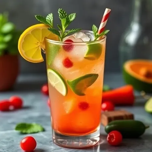 Spicy Litchi Mojito
