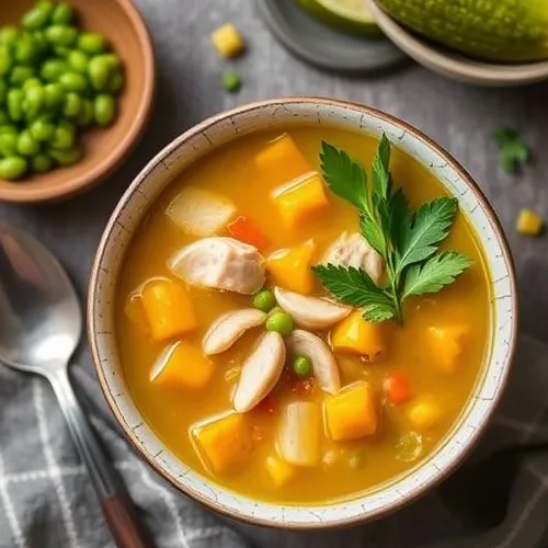 SWEET CORN CHICKEN/VEG SOUP