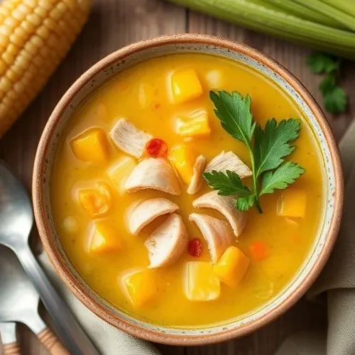 Sweet corn Chicken/Veg