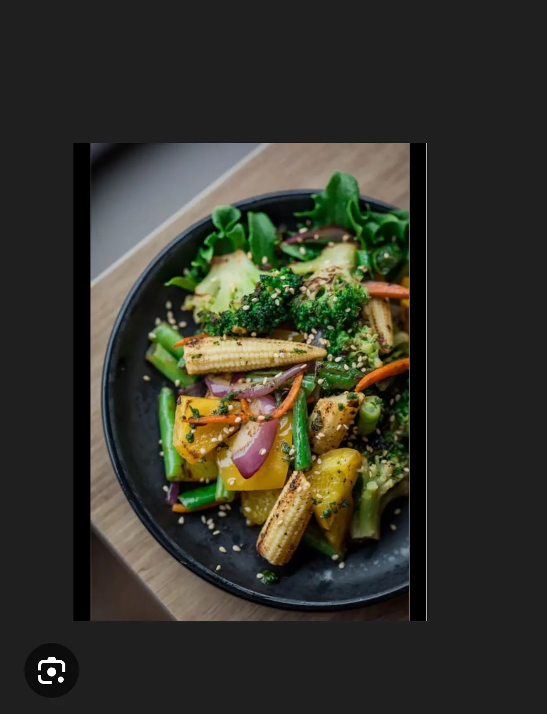 Baby corn mushroom salad