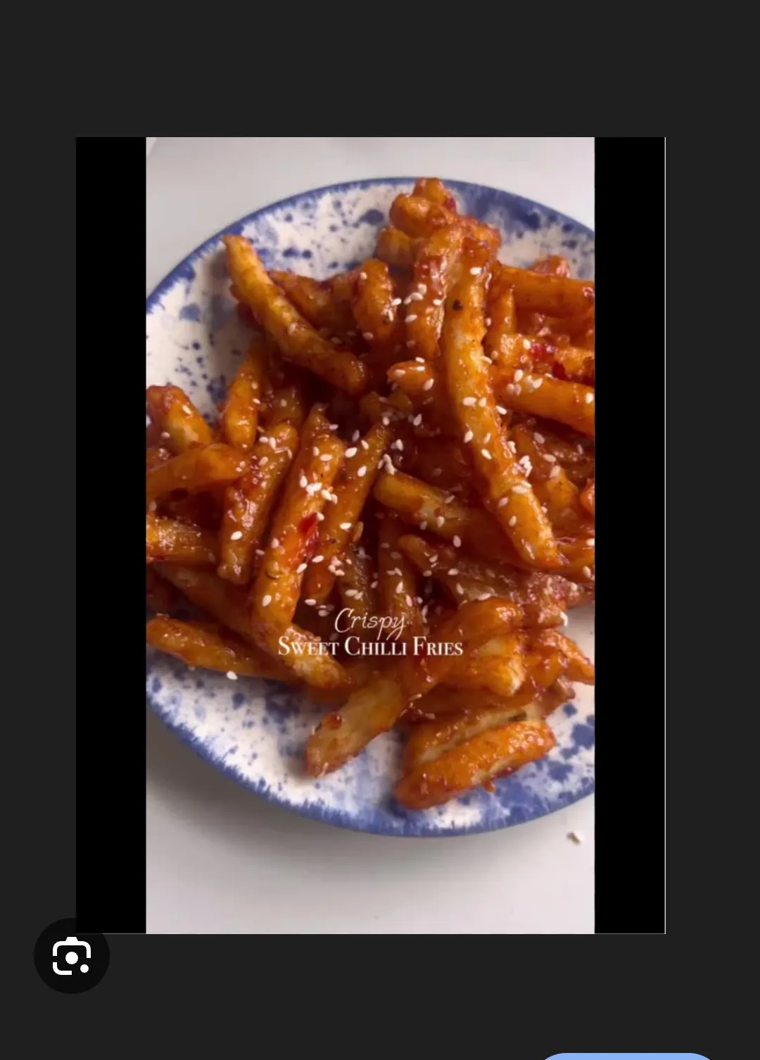 Sweet chilly fries