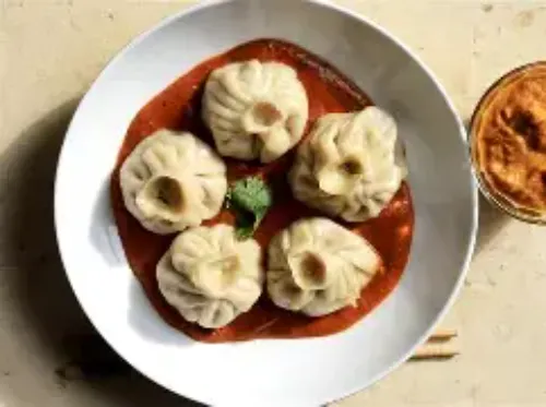Chicken Cream Momos (5 Pcs)