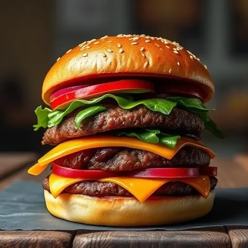 MEGA ZINKER BURGER