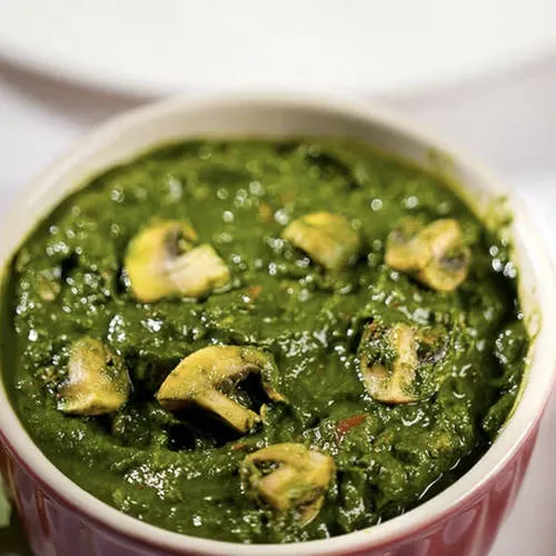 Mushroom Palak