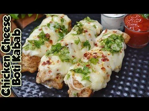 Chicken cheese corn Kabab