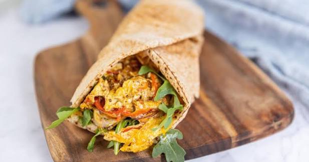SCRABBLED EGG WRAP