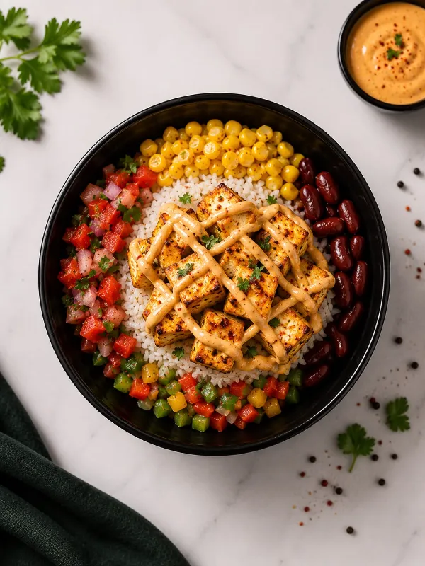 Paneer Burrito Bowl